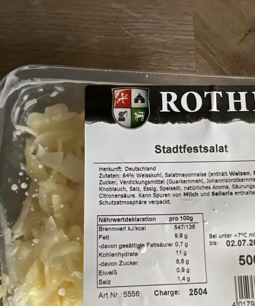 Stadtfestsalat