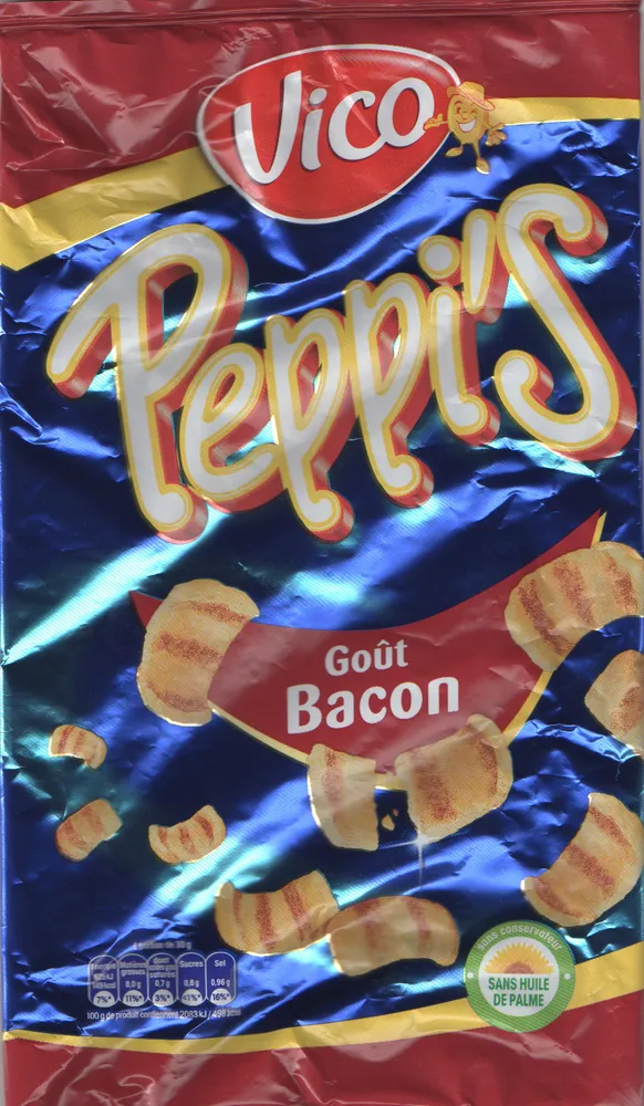 Peppi's goût Bacon