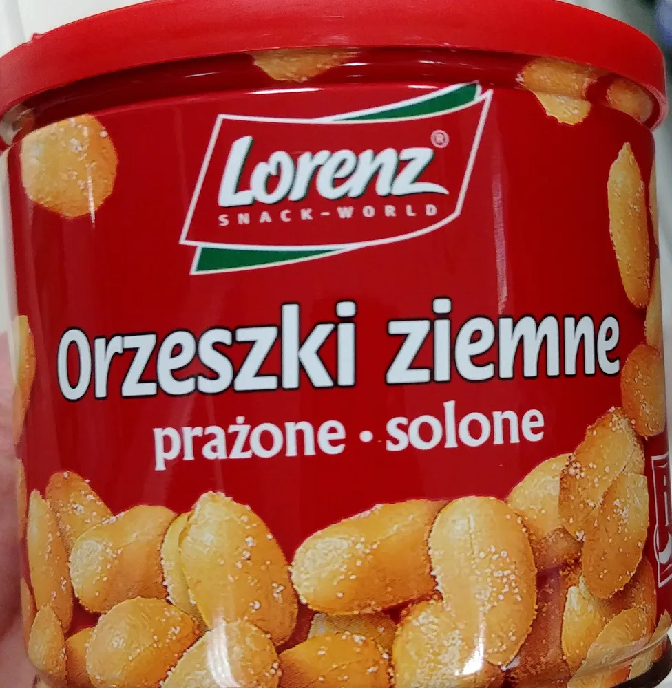 Orzeszki ziemne prażone, solone.