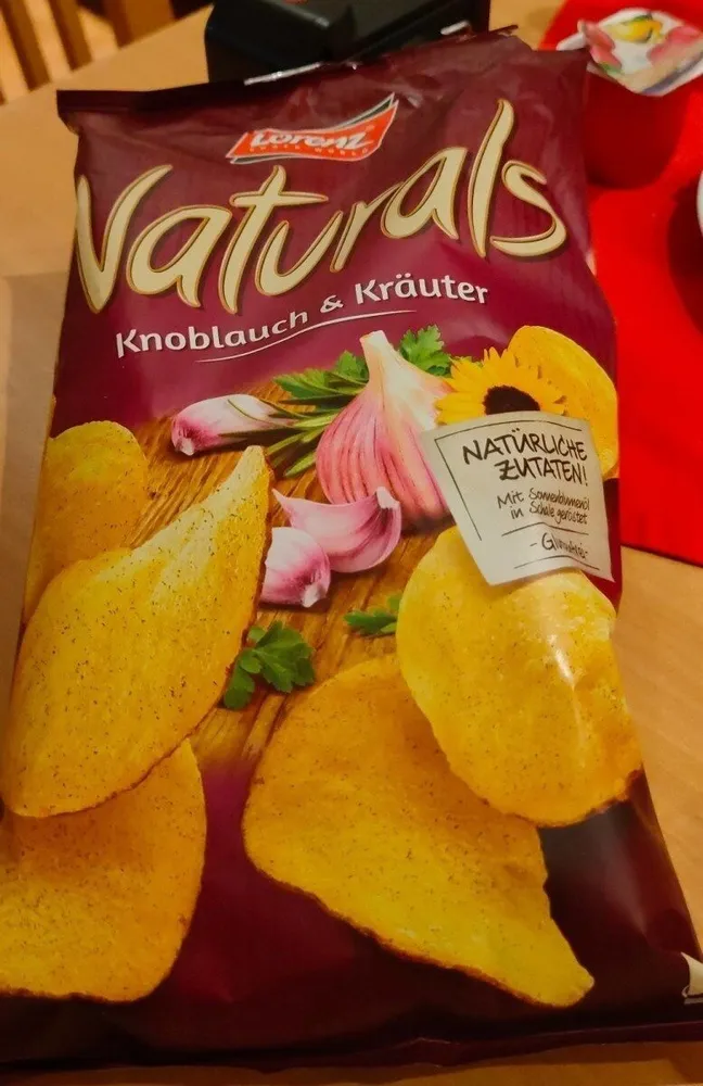 Chips Naturals Knoblauch & Kräuter