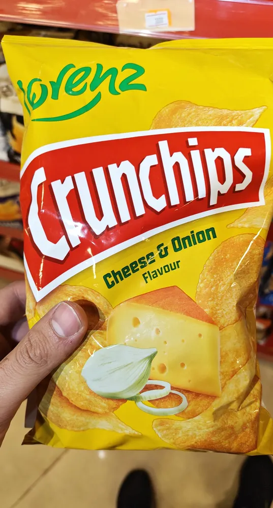 Lorenz Crunchips Cheese & Onion Flavour