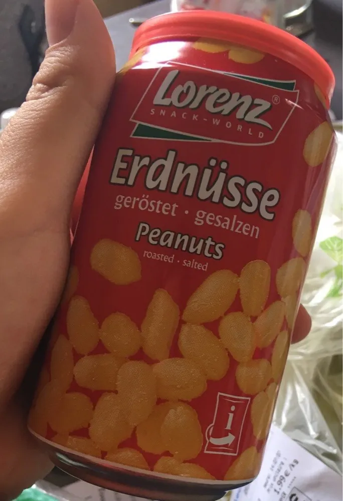 Erdnüsse Geröstet-gesalzen Dose