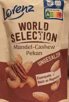 WORLD SELECTION Mandel-Cashew Pekan UNGESALZEN