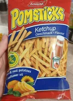 Pomsticks ketchup