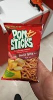 Lorenz pom sticks hot and spicy flavor
