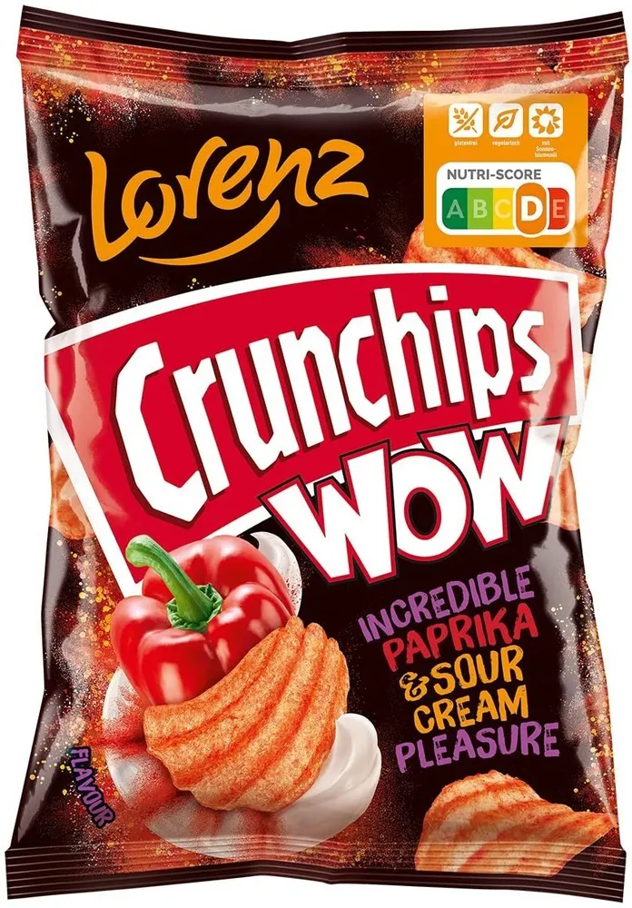 Crunchips WoW Paprika and Sour Cream