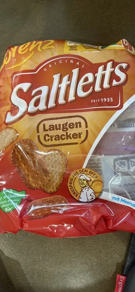 Salzstangen Saltletts Laugencracker