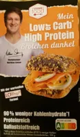 Mein Lower Carb High Protein Brötchen dunkel