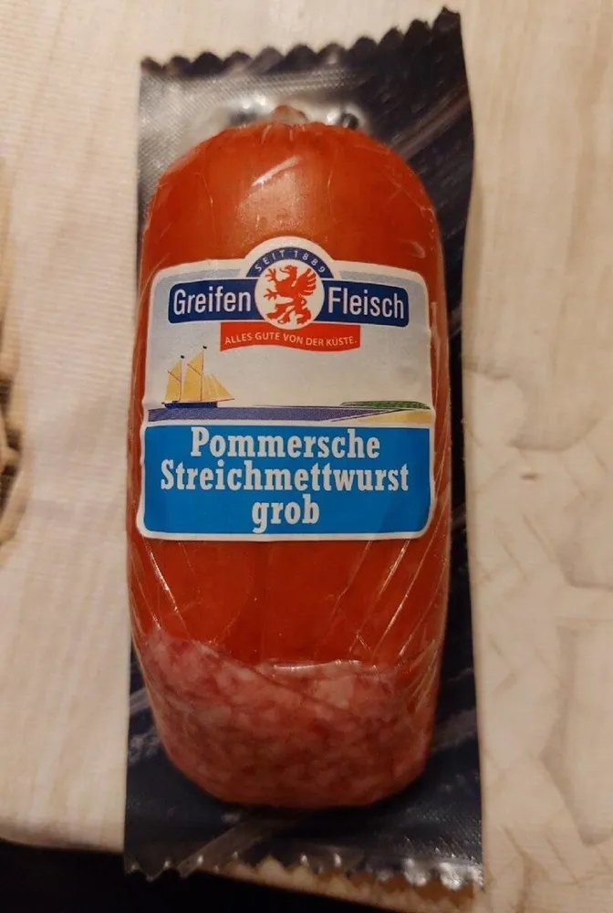 Pommersche Streichenmettwurst grob