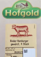 Rinder hamburger