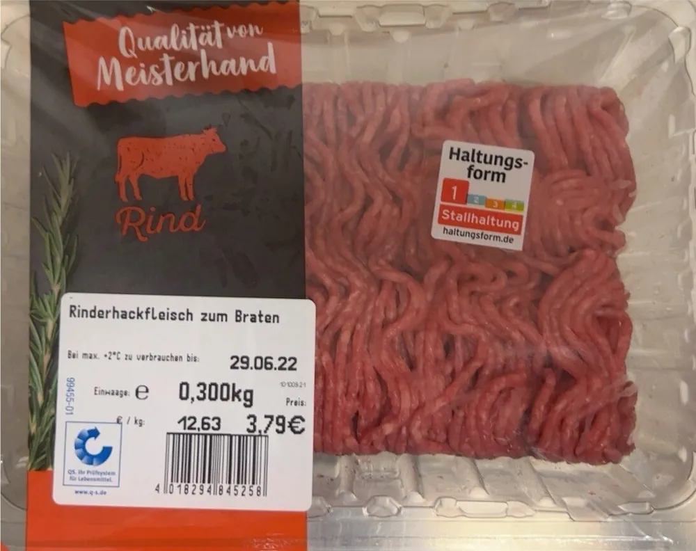 Rinderhackfleich zum Braten