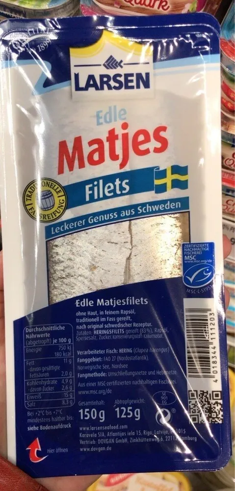 Edle matjes filets