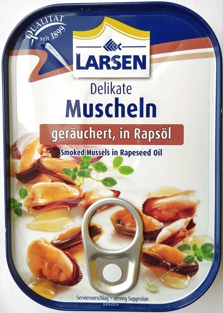 Muscheln, gräuchert