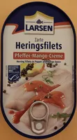 Zarte Heringsfilets Pfeffer-Mango-Creme