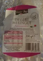 Dessert meringue Schaumgebäck