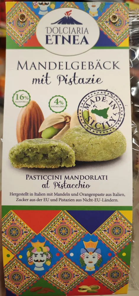 Mandelgebäck mit Pistazie