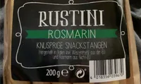 Rustini Rosmarin knusprige Snackstangen