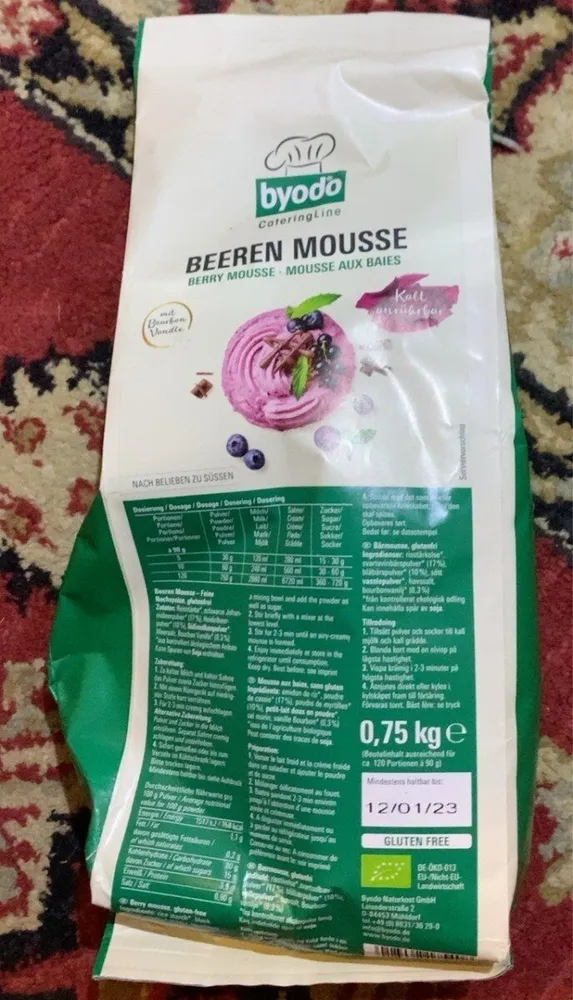 Mousse aux baies