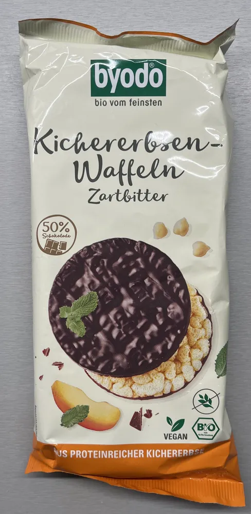 Kichererbsen Waffeln zartbitter
