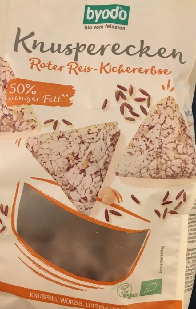 Knusperecken Roter Reis-Kichererbse