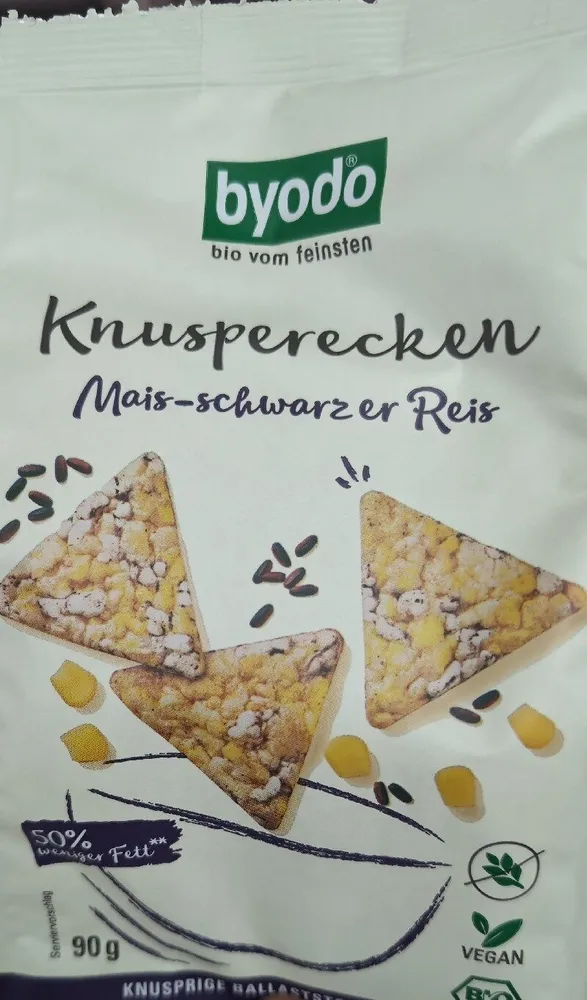 Knusperecken Mais-schwarzer Reis