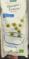 Snack petits pois et sel de mer vegan
