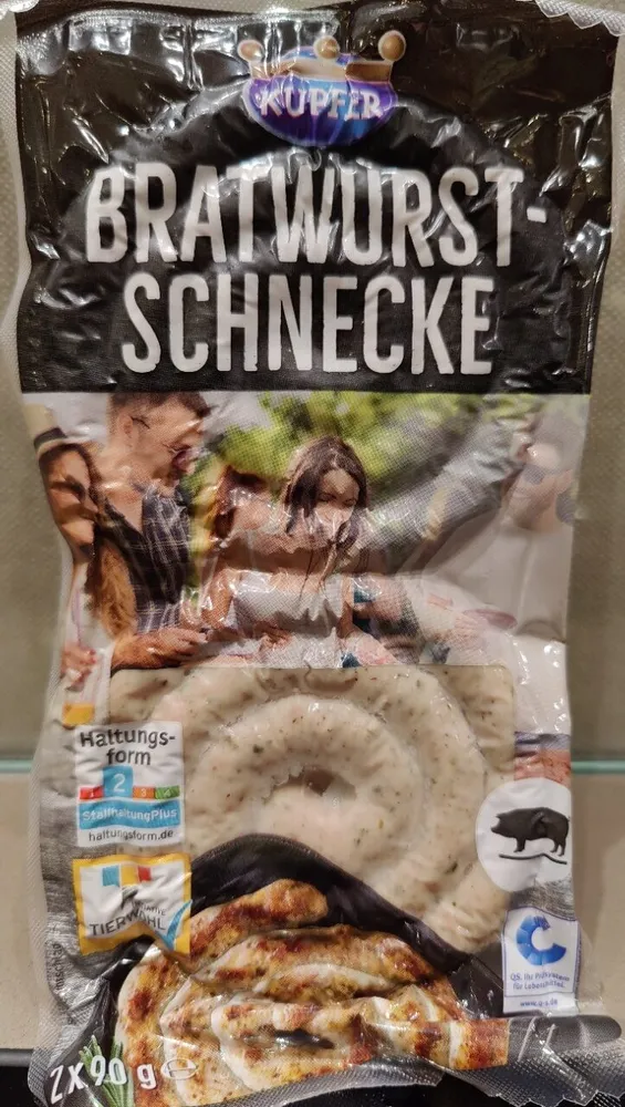 Fränkische Bratwurst Schnecken