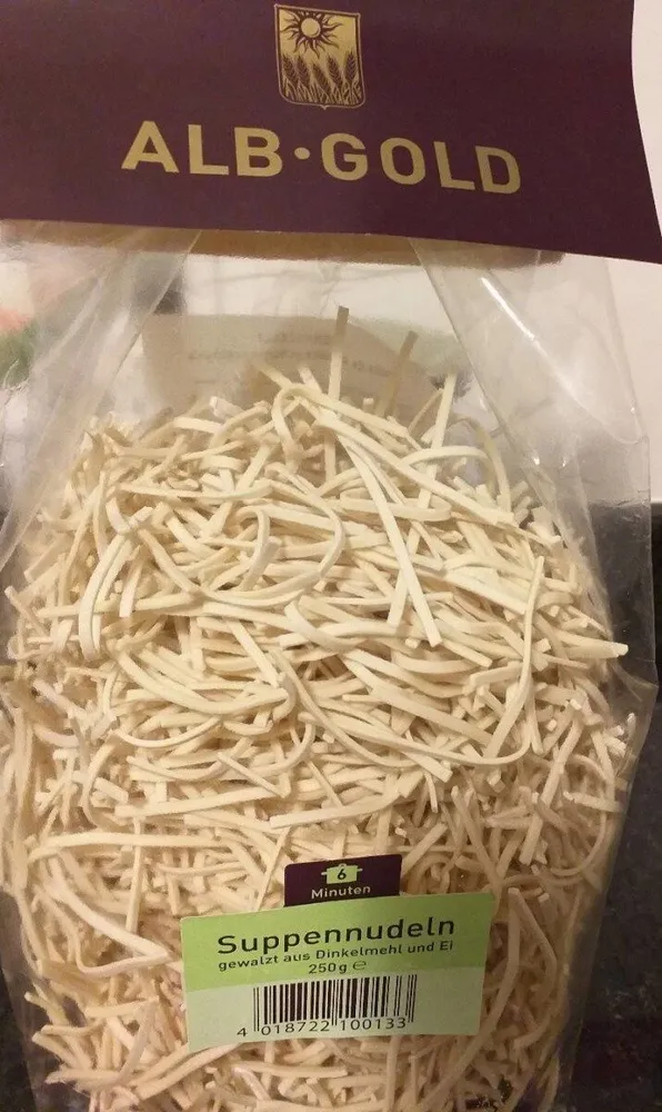 Suppennudeln 1, 5 mm 250 g (mit Ei)
