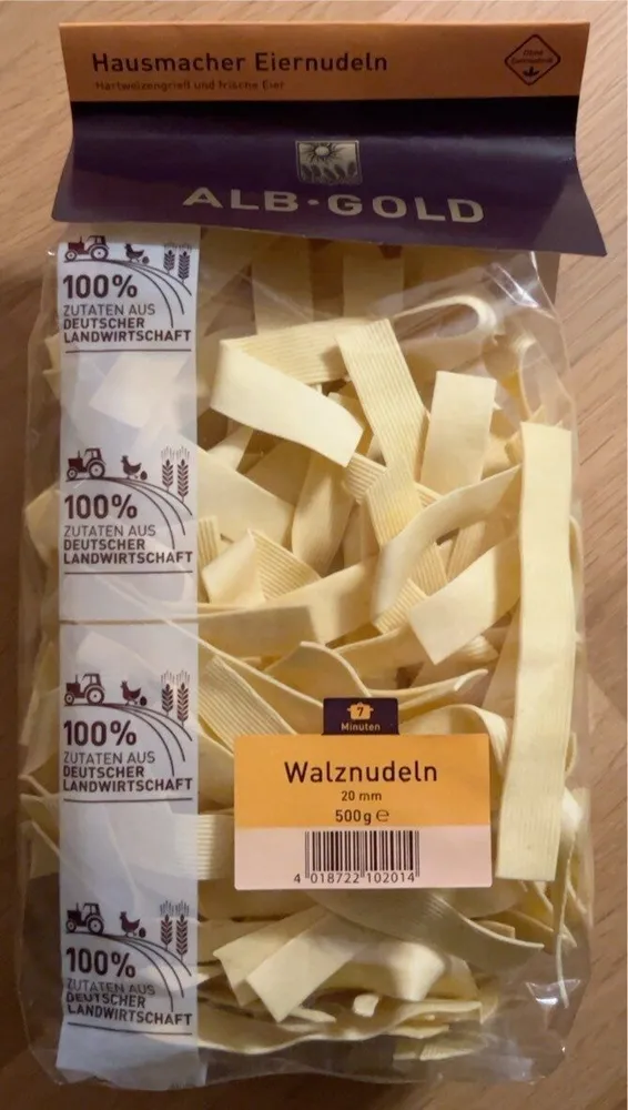Hausmacher Eiernudeln