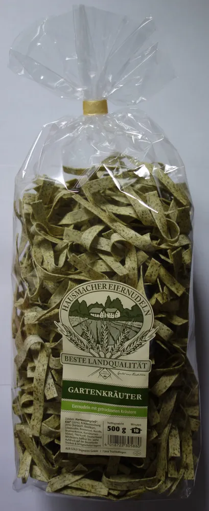 Hausmacher Eiernudeln - Gartenkräuter
