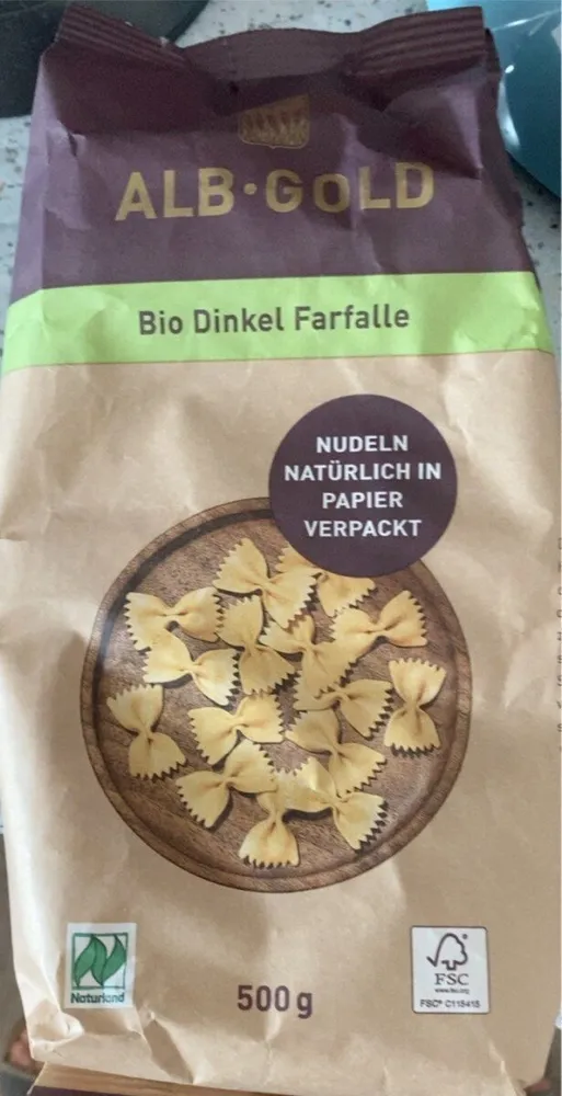 Bio Dinkel Farfalle