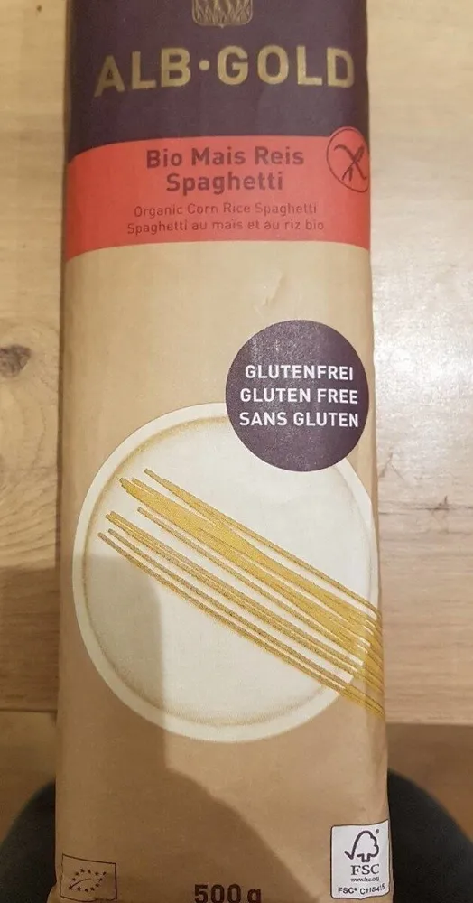 Bio mais tel à spaghetti