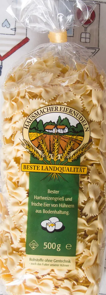 Hausmacher Eiernudeln Schleifchen