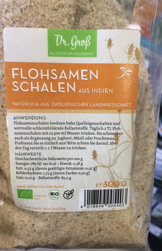 Flohsamenschalen