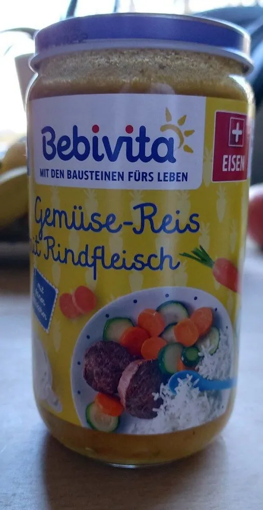 Gemüse-Reis mit Rindfleisch