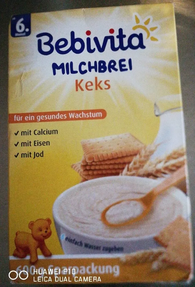 Milchbrei, Keks