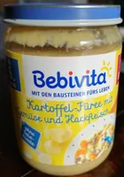 Kartoffel-Püree mit Gemüse und Hackfleisch