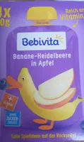 Banane-Heidelbeere in Apfel