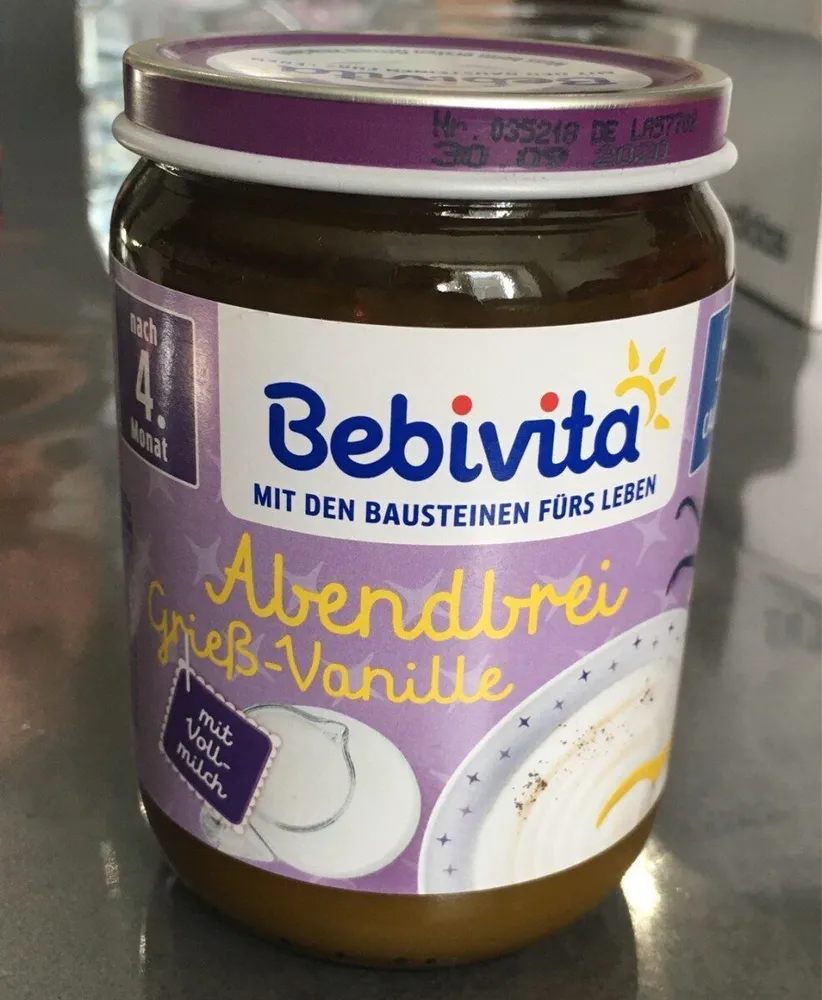 Abendbrei Griess-vanille