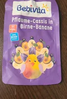 Pflaume-Cassis in Birne-Banane