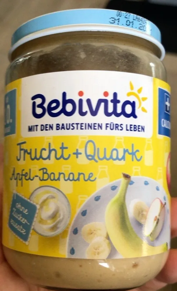 Frucht + Quark Apfel-Banane