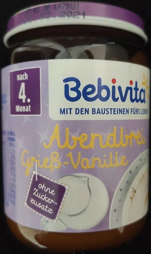 Abendbrei Grieß-Vanille