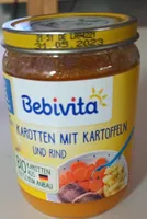 Bebivita Karotten mit Kartoffeln und Rind