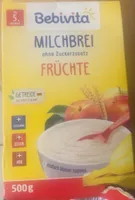 Michbrei  früchte ohne Zuckerzusatz