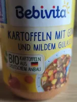 Kartoffeln mit Gemüse und mildem Gulasch (ab 8. Monat)