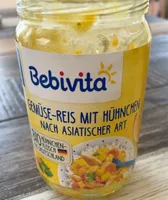 Gemüse-Reis mit Hühnchen nach asiatischer Art (ab 8. Monat)