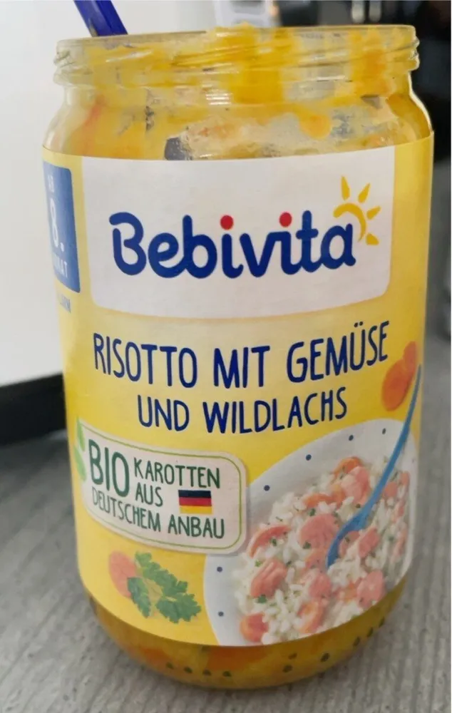 Risotto mit Gemüse und Wildlachs