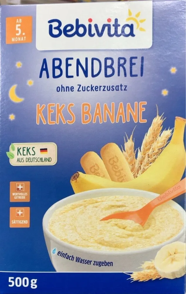Bebivita Abendbrei Keks Banane