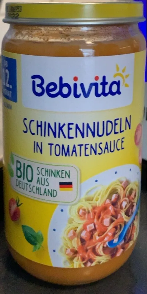 Schinkennudeln in Tomatensoße