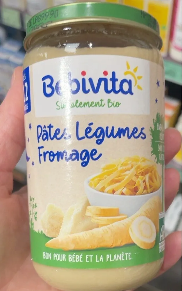 Pates legumes fromage
